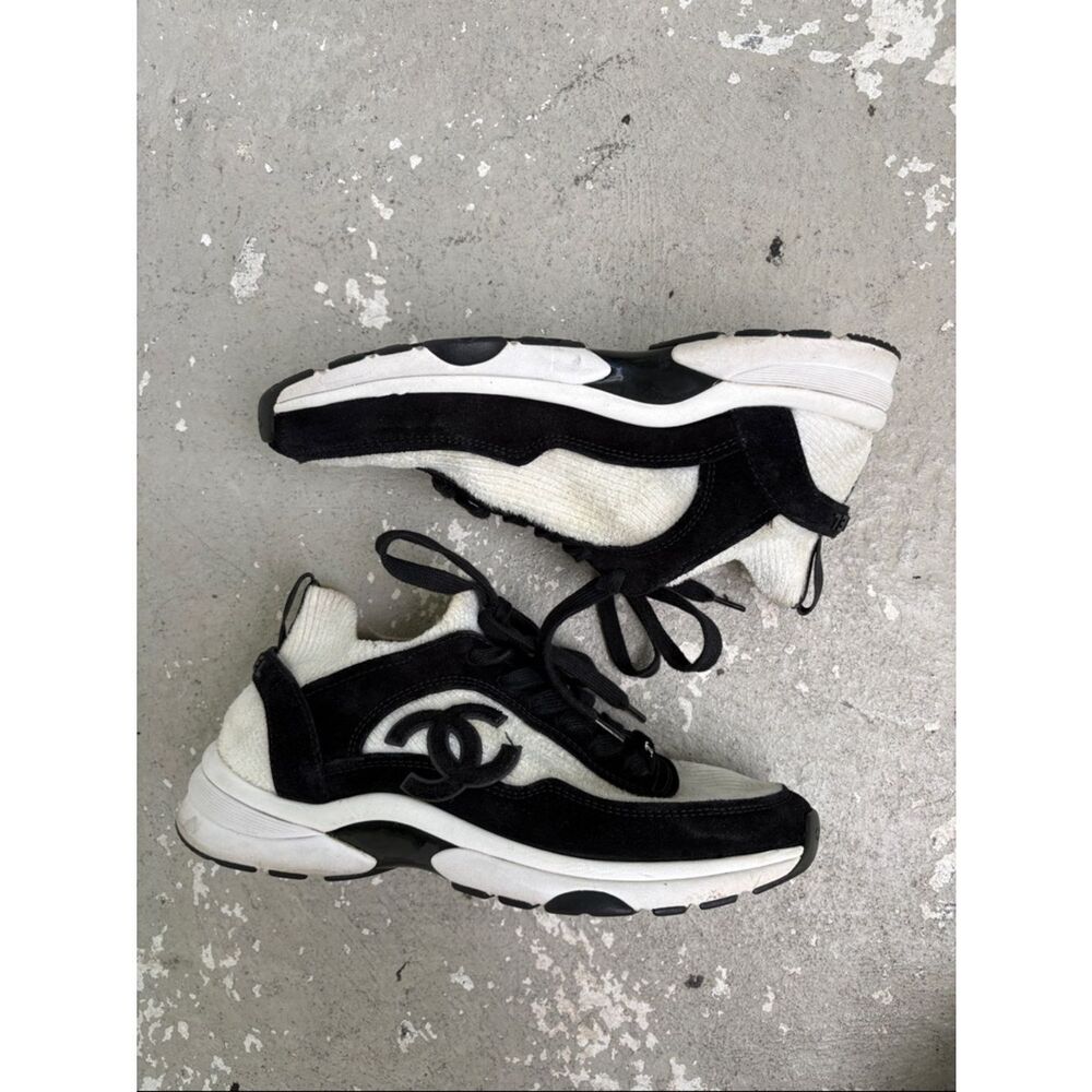 Chanel interlocking cc runner trainers